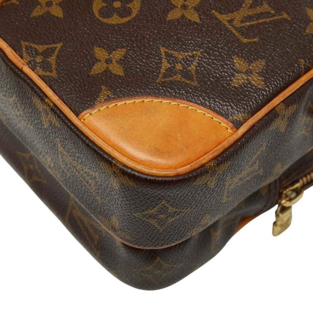 LOUIS VUITTON Authentic Brown Monogram Leather Shoulder Bag - Picture 7 of 14